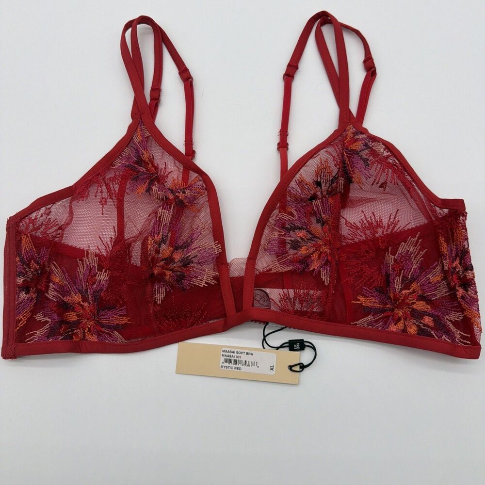 NWT COSABELLA Maasai SOFT BRA Mystic Red SIZE XL